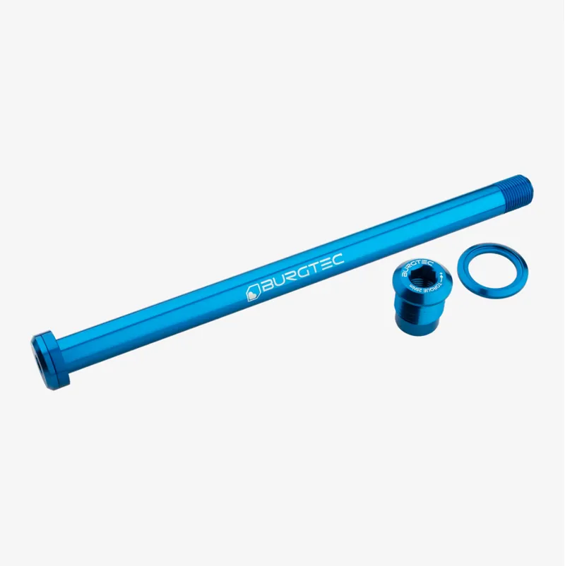 Burgtec 180mm x 12mm 1.00mm Pitch Rear Axle - Nukeproof - Deep Blue